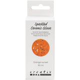 Creativ company https: www.cchobby.nl gespikkeld-keramiekglazuur-999-1060-c-dekkend-orange-sunset-60-ml-1-doosje