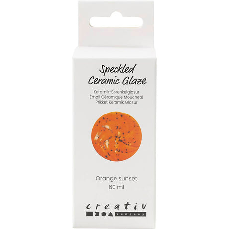 Creativ company https: www.cchobby.nl gespikkeld-keramiekglazuur-999-1060-c-dekkend-orange-sunset-60-ml-1-doosje