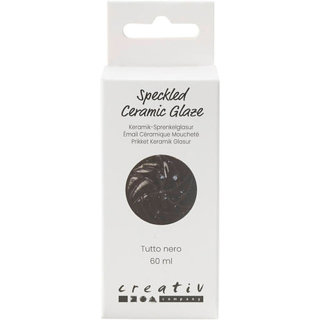 Creativ company https: www.cchobby.nl gespikkeld-keramiekglazuur-999-1060-c-dekkend-tutto-nero-60-ml-1-doosje