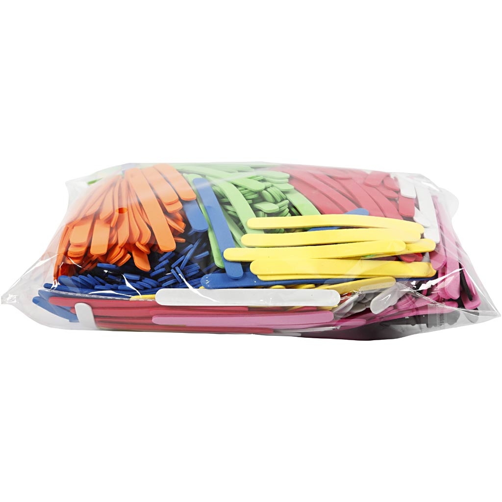 Creativ company https: www.cchobby.nl eva-foam-ijsstokjes-l-11-5-cm-b-1-cm-dikte-2-mm-diverse-kleuren-1000-stuk-1-doos