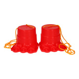 Loopklossen dino - rood