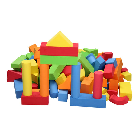 Lobbes speelgoed bv foam bouwblokken, 131dlg.