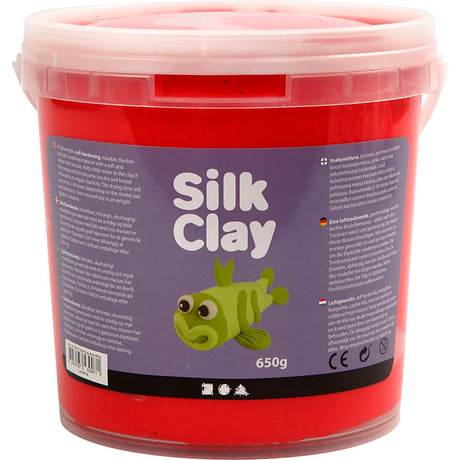 Silk clay https: www.cchobby.nl silk-clayr-rood-650-gr-1-emmer