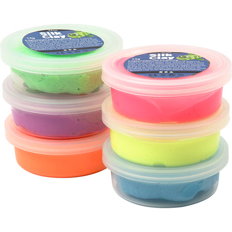 Silk clay https: www.cchobby.nl silk-clayr-neon-kleuren-6x14-gr-1-doos