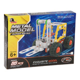 Constructieset metaal - heftruck, 88dlg.