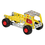 Lobbes speelgoed bv lobbes constructieset metaal kiepwagen bouwspeelgoed 83-delig geel.