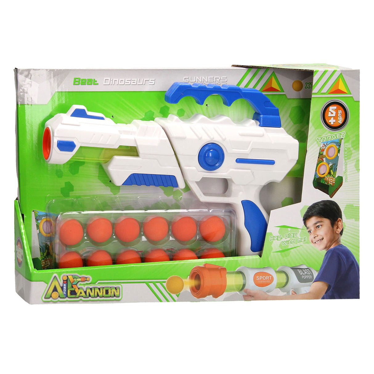 Ballenshooter met target