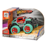 Monster car tweekleurig met frictie