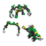 Lobbes speelgoed bv lobbes bouwset titan transformeer robot groen 76-delig speelgoed.