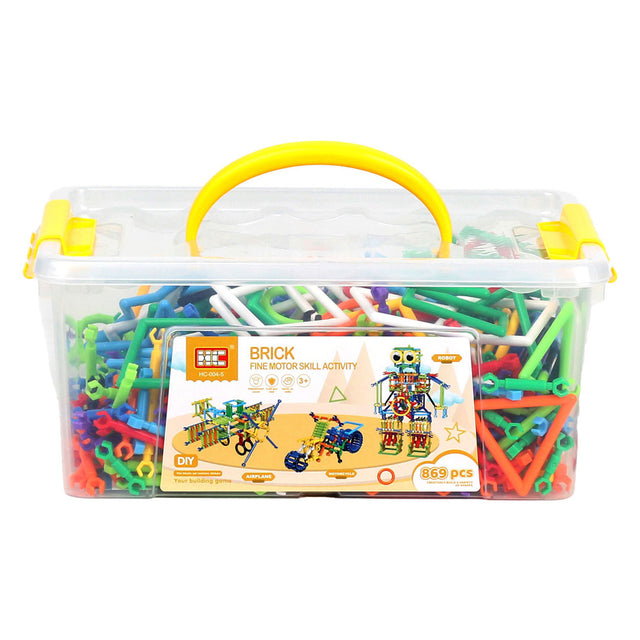 Bouwelementen in opbergbox, 869dlg.