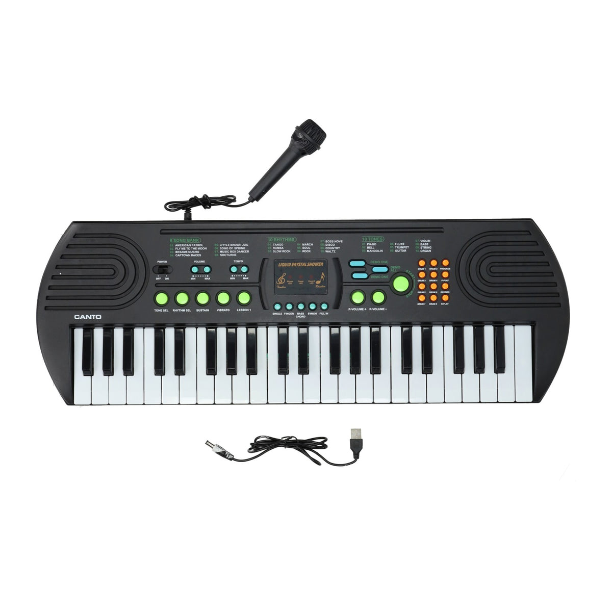 Electronisch keyboard met microfoon