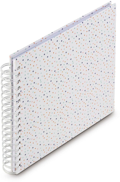 Hama spiraalalbum confetti, 28x24 cm, 50 witte pagina's