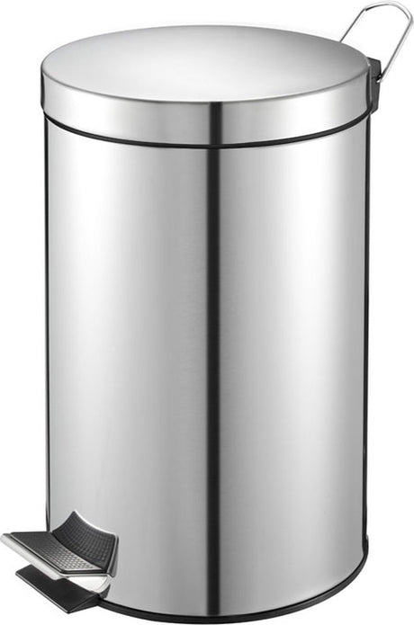 V-part - pedaalemmer 3 liter - stainless steel - rvs - prullenbak