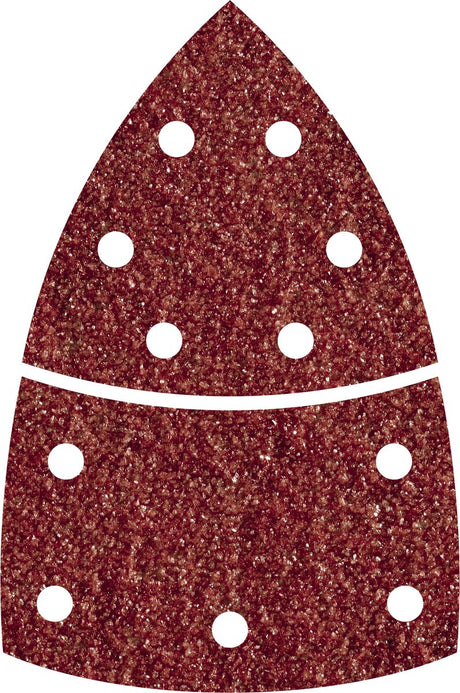 Wolfcraft - mouse schuurpapier korrel 120 - 10 stuks - 95mm - zelfhechtend multischuurmachine schuurblad - 1814000