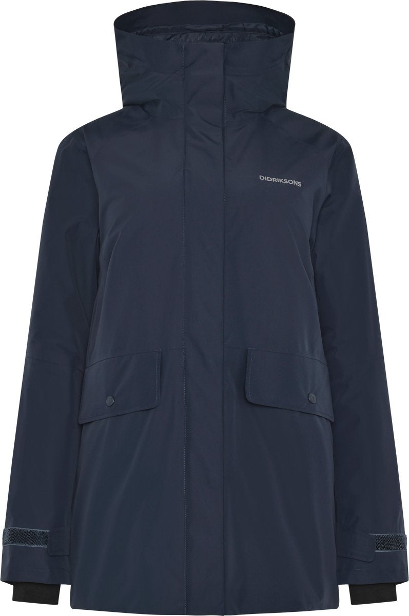 Didriksons tuva wns parka dames outdoorjas - dark night blue