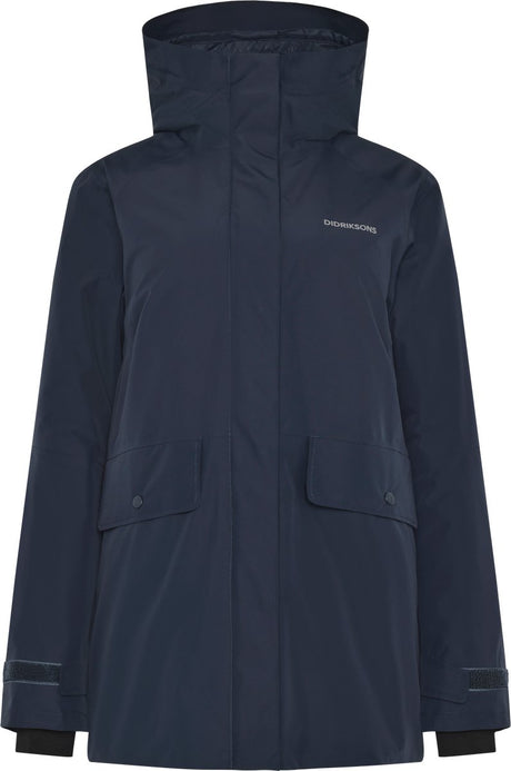 Didriksons tuva wns parka dames outdoorjas - dark night blue