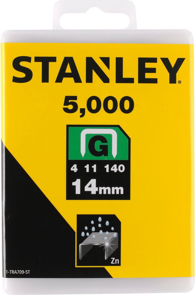 Stanley nieten 14mm type g - 5000 stuks - 1-tra709-5t
