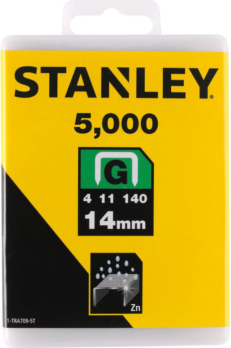 Stanley nieten 14mm type g - 5000 stuks - 1-tra709-5t