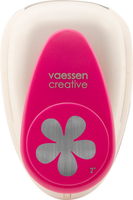 Vaessen creative pons - figuurpons - bloem - 4,6 x 4,6 cm