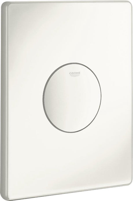 Grohe skate wc bedieningsplaat sf verticaal 156x197mm wit