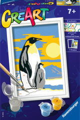 Ravensburger creart schilderen op nummer - pinguïn familie