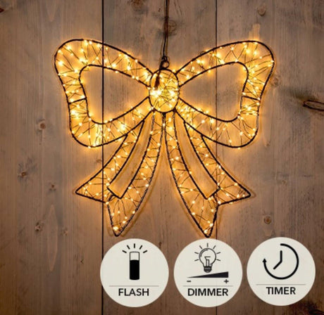 Anna's collection verlichte strikje 34cm 278led ip44 met flitsfunctie timer dimmer