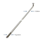 Alpina spaken 236-13 ø2.33 mm fg 2.6 - zink (144 stuks)