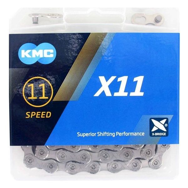 Kmc ketting 11 speed x11 118 schakels - grijs