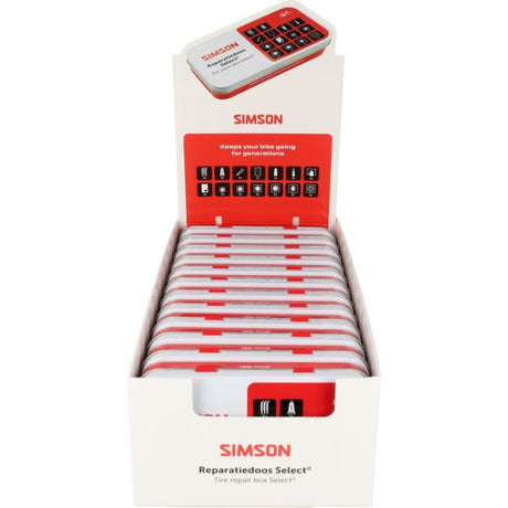 Simson reparatiedoos select displaydoos (per 12 stuks)