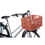 Basil fietskrat L - groot - 40 liter - rood