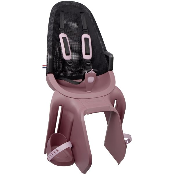 Qibbel kinderzitje achter air met dragerbevestiging (cfs) - plum rose