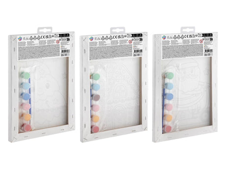 Moxy schilderen op nummer canvas kerstmis - 29,7x19,5cm