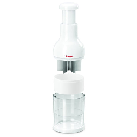 Metaltex kitchen helpers twist onion uiensnijder wit