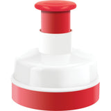 Metaltex Metaltex Kitchen Helpers Hamburgerpers 11 cm Rood Wit