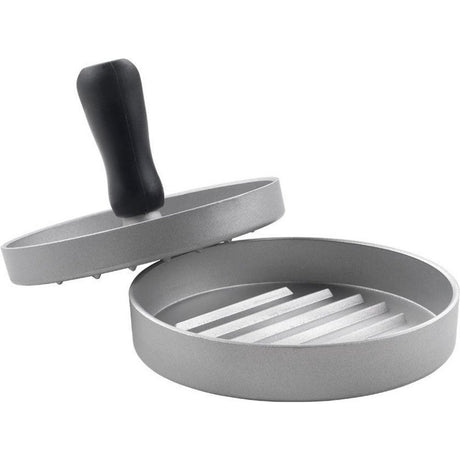 Metaltex kitchen helpers hamburgerpers 11.5 cm staal zwart