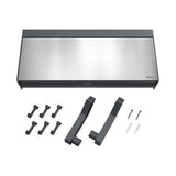 Metaltex kitchen helpers tango keukenrolhouder met snijhulp 38x6x17 cm rvs grijs