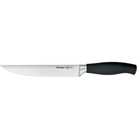 Metaltex comfort vleesmes 33 cm zwart rvs