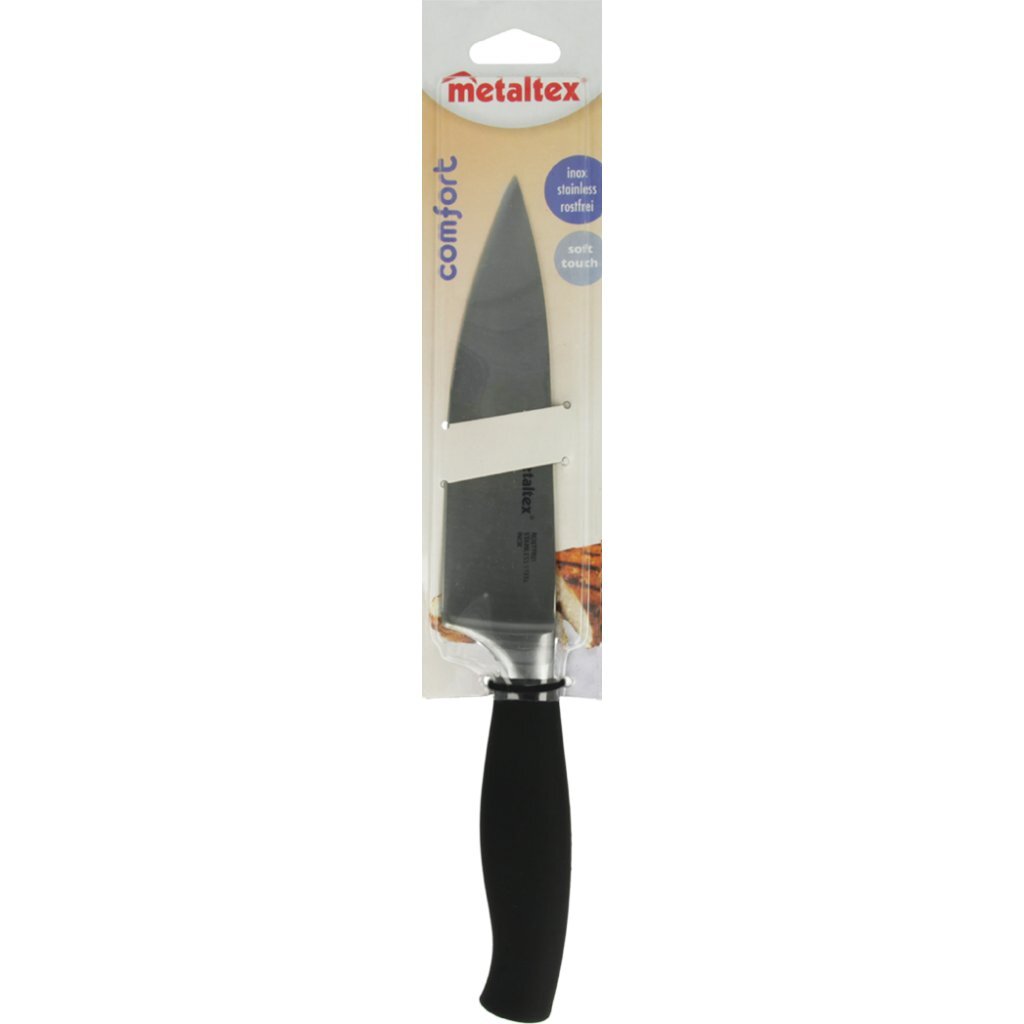 Metaltex Metaltex Comfort Chefmes 30 cm Zwart RVS