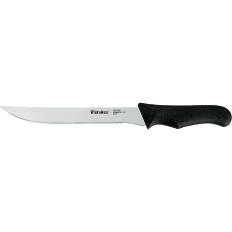 Metaltex line fileermes 31 cm zwart rvs