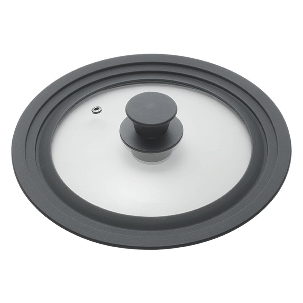 Metaltex pannendeksel 16-20 cm glas silicone zwart