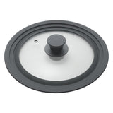 Metaltex pannendeksel 16-20 cm glas silicone zwart