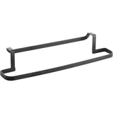 Metaltex galileo handdoekhouder 30x8x5 cm zwart