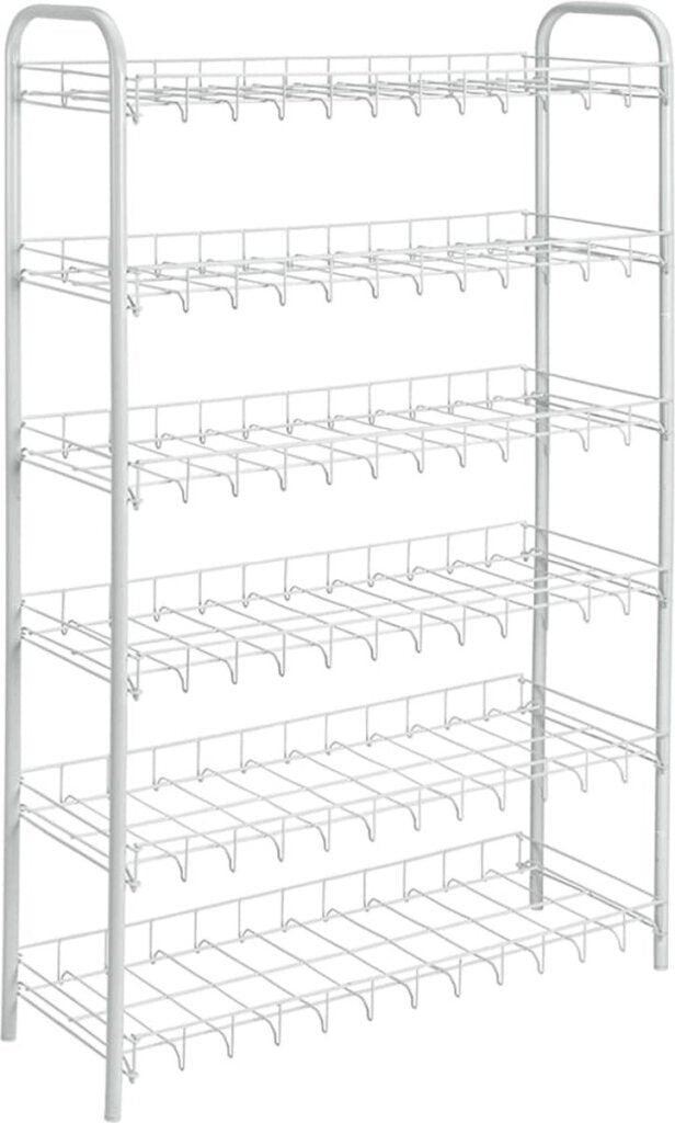 Metaltex Tomado Metaltex Shoe 6 Schoenenrek Wit 64x23x104 cm 6 Verdiepingen