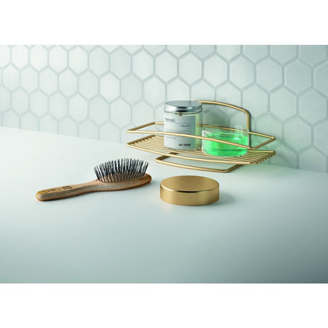 Metaltex onda rek 26x11x11 cm goud
