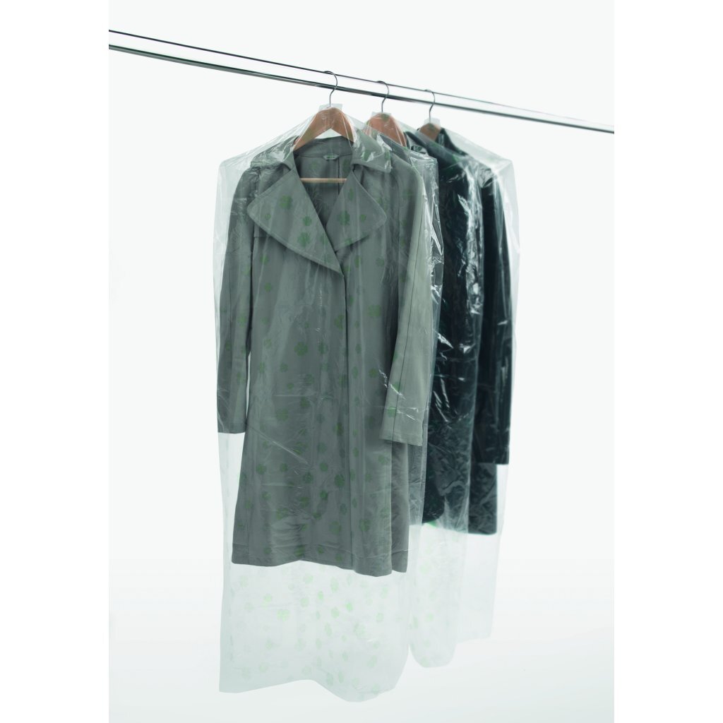 Metaltex kledingzakken 65x140 cm 3 stuks transparant