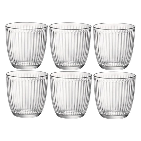 Overige merken bormioli rocco waterglazen 290 ml 6 stuks transparant glas