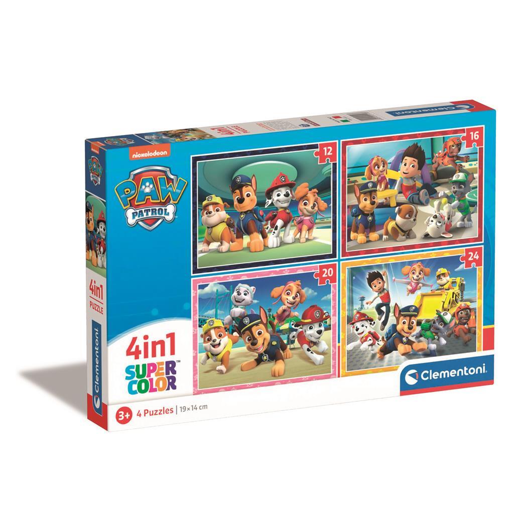 Clementoni Puzzels PAW Patrol, 4in1