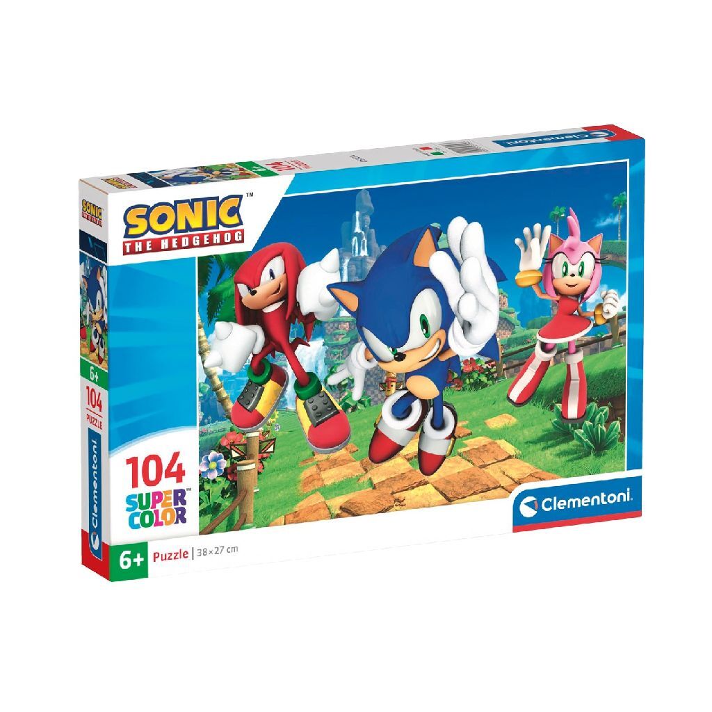 Clementoni Legpuzzel Sonic, 104st.