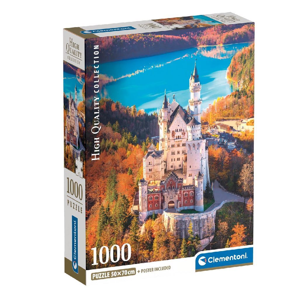 Clementoni high quality collection puzzel neuschwanstein 1000 stukjes