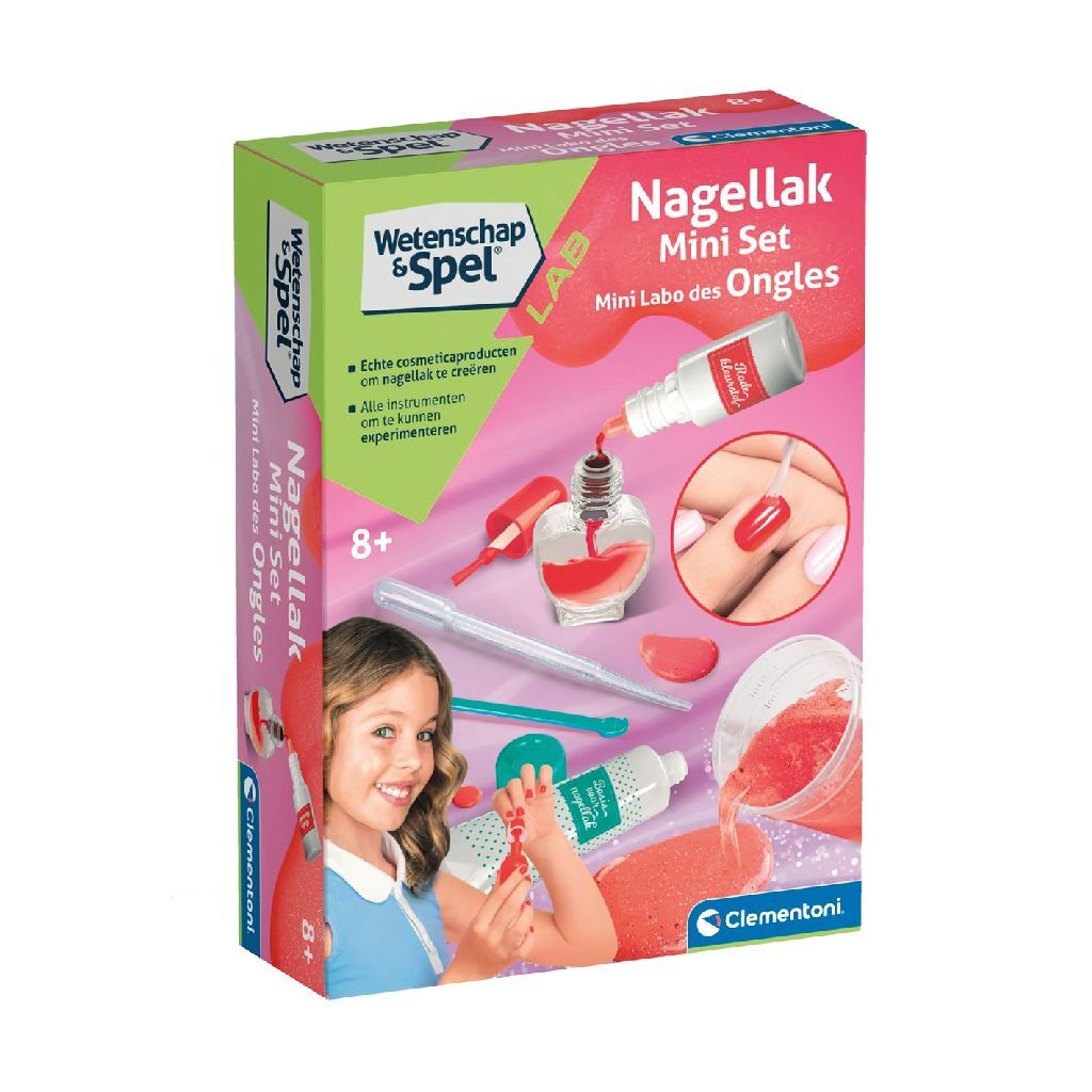 Clementoni Wetenschap en Spel Mini Nagellakset